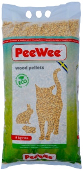 PeeWee träpellets, 14 L/9 kg 